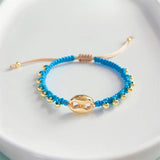 Turquoise Beads Bracelet for Women Autumn Winter Jewelry