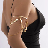 Bohemian Sequins Charm Arm Cuff Bracelet for Women