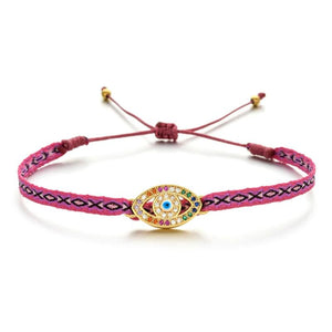 Elastic Braided Rope Bracelet for Women
