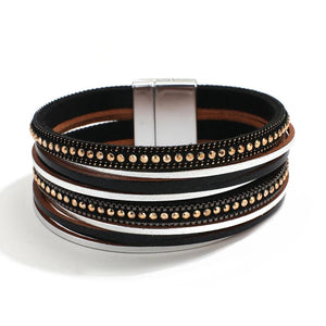 Vintage Leather Bracelet Hand-knitted Multi-layer Men's Bracelet
