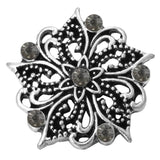 6pcs Mixed Exotic Pattern 18mm Metal Snap Buttons for DIY Snap Bracelet