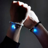 Glowing Magnet Couple Bracelets Woven Matching Jewelry