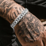 Rhinestone Cuba Bracelet Ins Wind Hip-hop Rock Personality