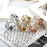 BOBASI Female Charm Bracelet Stainless Steel Unique Bracelets & Bangles