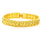 Copper Star Bracelet Unisex Wide Chain Bangle