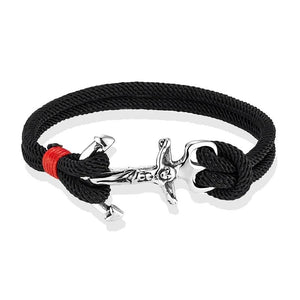 Navy Anchor Bracelets Men Double Strand Nautical Rope Bracelet For Women