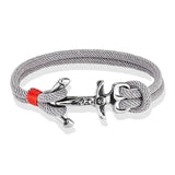 Navy Anchor Bracelets Men Double Strand Nautical Rope Bracelet For Women