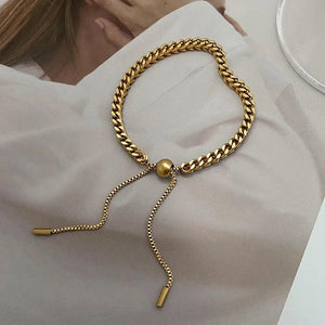 Wheat Ear Style Stainless Steel Bracelet for Women