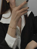Wheat Ear Style Stainless Steel Bracelet for Women