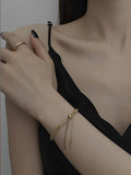 Wheat Ear Style Stainless Steel Bracelet for Women