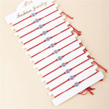 12Pcs Eyes Charms Bracelet Set Red Rope Adjustable Wrist Women Girls Jewelry