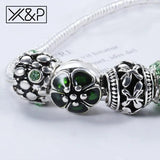 Antique Silver Crystal Charm Bracelet Wedding Zircon Snake Chain Jewelry
