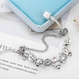 Family Charm Bracelet for Women, Boy & Girl & Grandfa & Grandma Beads