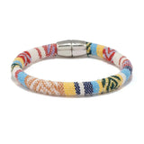 Bohemia Unisex Colorful Ethnic Woven Magnetic Bracelet