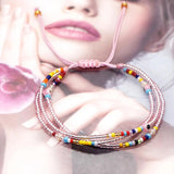 Multi-Layer Bohemia Beaded Bracelet Jewelry Gift