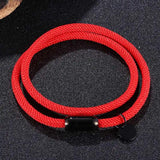 Milan Rope Bracelet Stainless Steel Magnet Men Women Gift PS1363