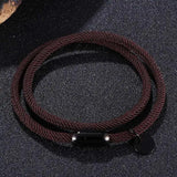 Milan Rope Bracelet Stainless Steel Magnet Men Women Gift PS1363