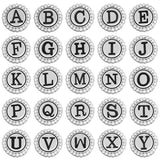6pcs Rhinestone Crystal Snap Button 18mm Initial A-Z Alphabet Letter Snaps