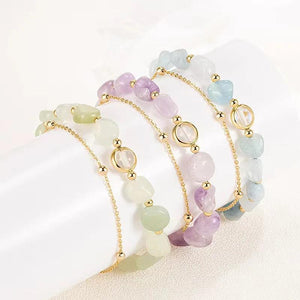 High Minimalist Natural Stone Summer Bracelet for Women