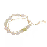 High Minimalist Natural Stone Summer Bracelet for Women