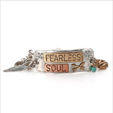 Ethnic Charm Tassel Chain Toggle Bracelet for Women