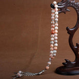 Muslim Prayer Beads Bracelet Agate Rosary 33 Stone Crystal Meditation Yoga