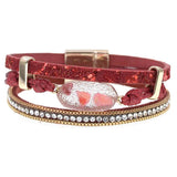 Women's Leather Bracelets 5 Colors Magnetic Bracelet Jewelry
