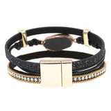 Women's Leather Bracelets 5 Colors Magnetic Bracelet Jewelry
