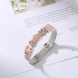 Stainless Steel Charm Bracelet for Men and Women