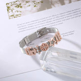 Stainless Steel Charm Bracelet for Men and Women