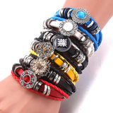 Snap Button Jewelry Bracelets 18mm Snap Button Bracelet
