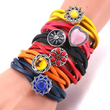 Snap Button Jewelry Bracelets 18mm Snap Button Bracelet