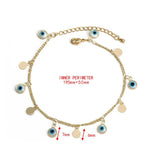 Evil Eye Charm Tassel Bracelet Heart Fatima Hand