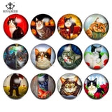 12pcs Glass Beads Rocket Snap Button For Jewelry