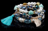 Pearl Tassel Charm Bracelets for Women