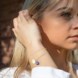 Layered Evil Eye Bracelets for Women, 14K Plated Birthday Gift