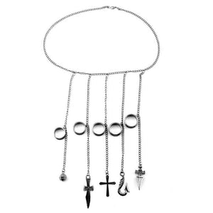 Cartoon Hunter-X-Hunter Kurapika Costume Prop Metal Ring Accessories