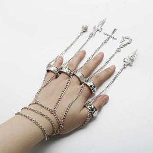 Cartoon Hunter-X-Hunter Kurapika Costume Prop Metal Ring Accessories