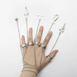 Cartoon Hunter-X-Hunter Kurapika Costume Prop Metal Ring Accessories