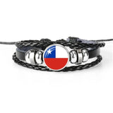 Hot Burkina Faso, Chile, Congo, Cyprus Flag Bracelet