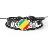 Hot Burkina Faso, Chile, Congo, Cyprus Flag Bracelet