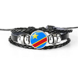Hot Burkina Faso, Chile, Congo, Cyprus Flag Bracelet