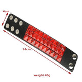 Gothic Punk Spikes Stud Wide Cuff Bracelets Leather Bangle