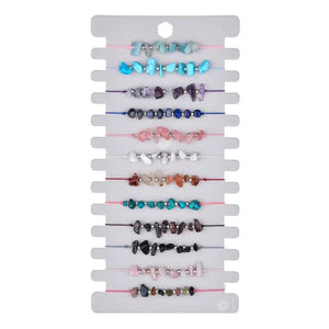 12Pcs/Set Colorful Beads Rope Bracelets for Women Party Jewelry