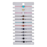 12Pcs/Set Colorful Beads Rope Bracelets for Women Party Jewelry