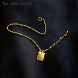 Good Luck Stainless Steel Charm Bracelet 18K Plated Unfading Jewelry