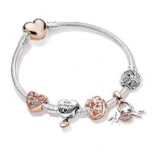 Yexcodes Pan Home Beaded Bracelet European Charm DIY Jewelry