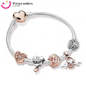 Yexcodes Pan Home Beaded Bracelet European Charm DIY Jewelry