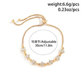 Rhinestone Star Chain Bracelet Wedding Jewelry Gift