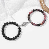 Friendship Hand Charm Bracelet Set - Matching Couple Bracelets